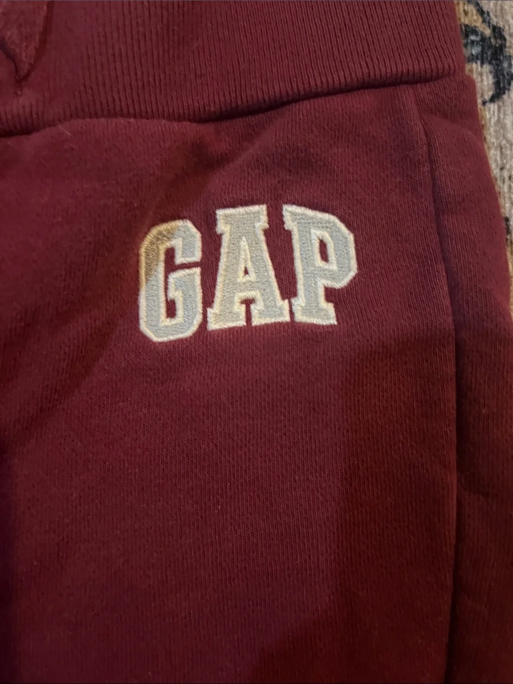 GAP Maroon Kids Jogger Sweatpants